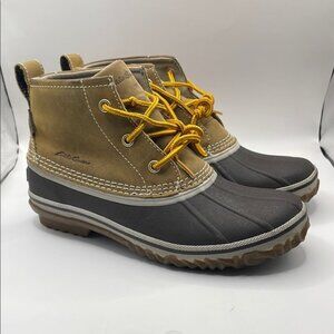 Eddie Bauer Classic Boots Original Hunt Pack Brown Biege